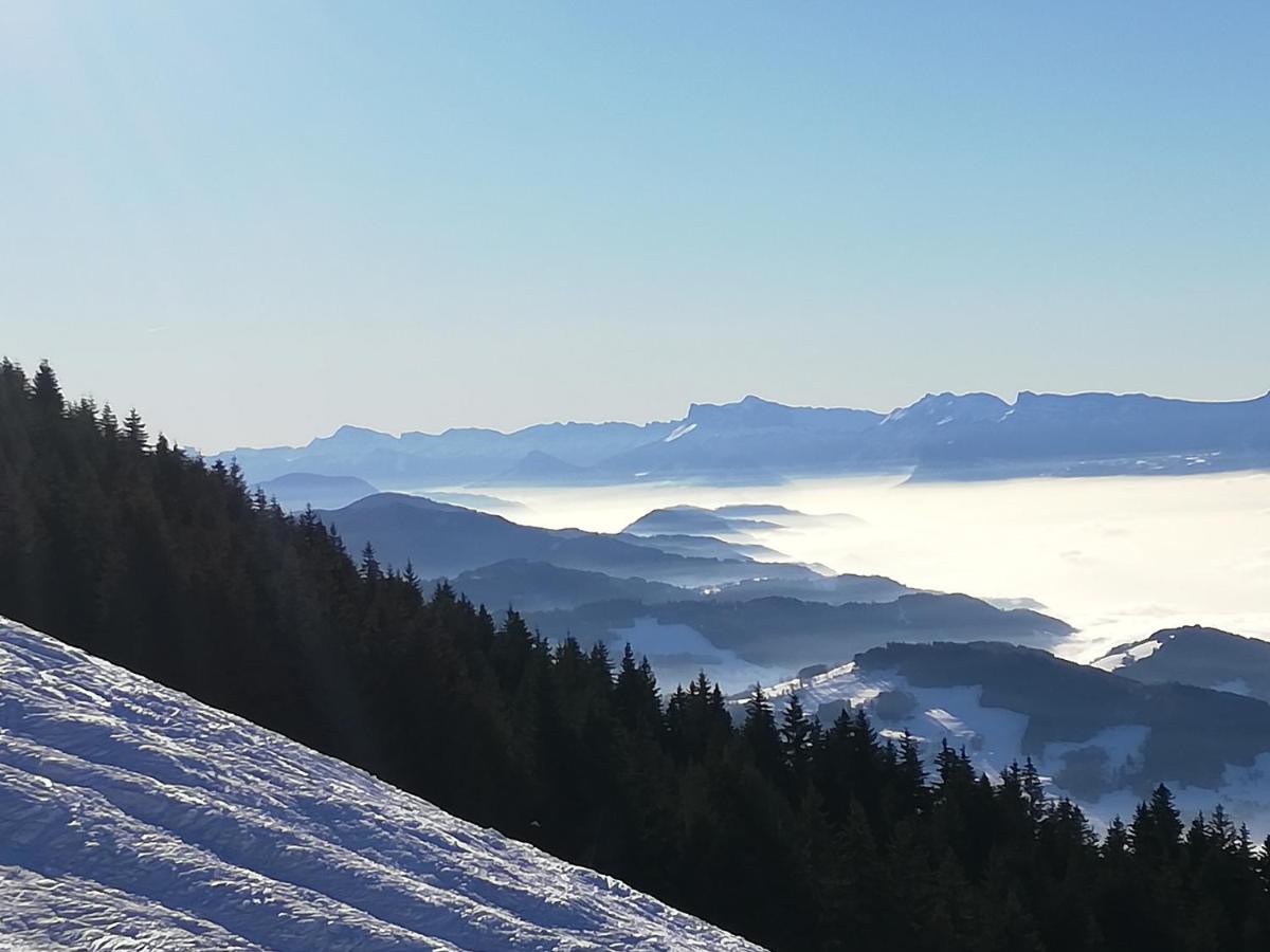 Bed and Breakfast Eco-Logis Mad'In Belledonne Theys Exteriér fotografie